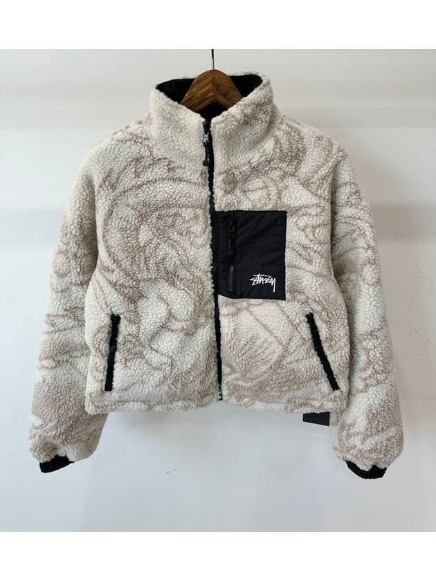 스투시 AU 호주 DRAGON 리버시블 워크 자켓 ST1M0272 TAUPE WOMENS