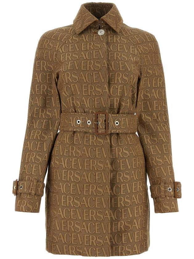 23FW Versace Embroidered polyester blend 트렌치 코트 10108831A03315 2N740