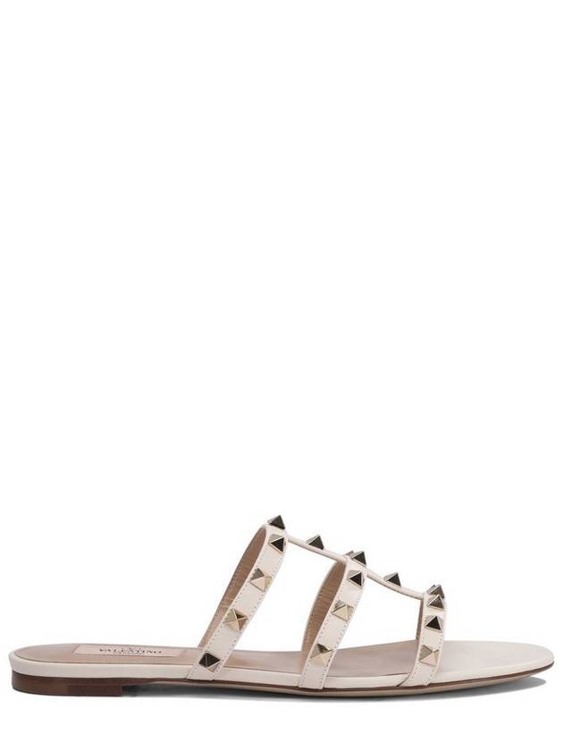 Valentino Garavani 락스터드 슬립온 플랫 샌들