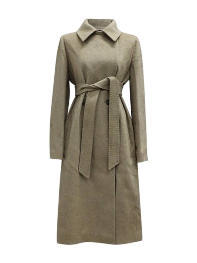 막스마라 콜라그 캐시미어 더블 코트 베이지