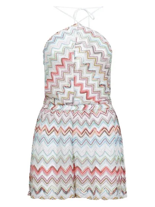 미소니 지그재그 우븐 홀터넥 타이 플레이수트 MS25SG02BR0101_SM9KZMULTICOLOR