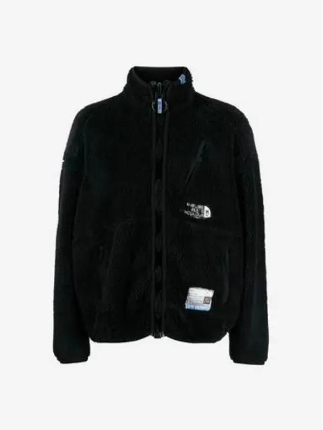 메종 미하라 야스히로 와이드 백 보아 블루종 블랙 Maison Mihara Yasuhiro Wide Back Boa Blouson Black