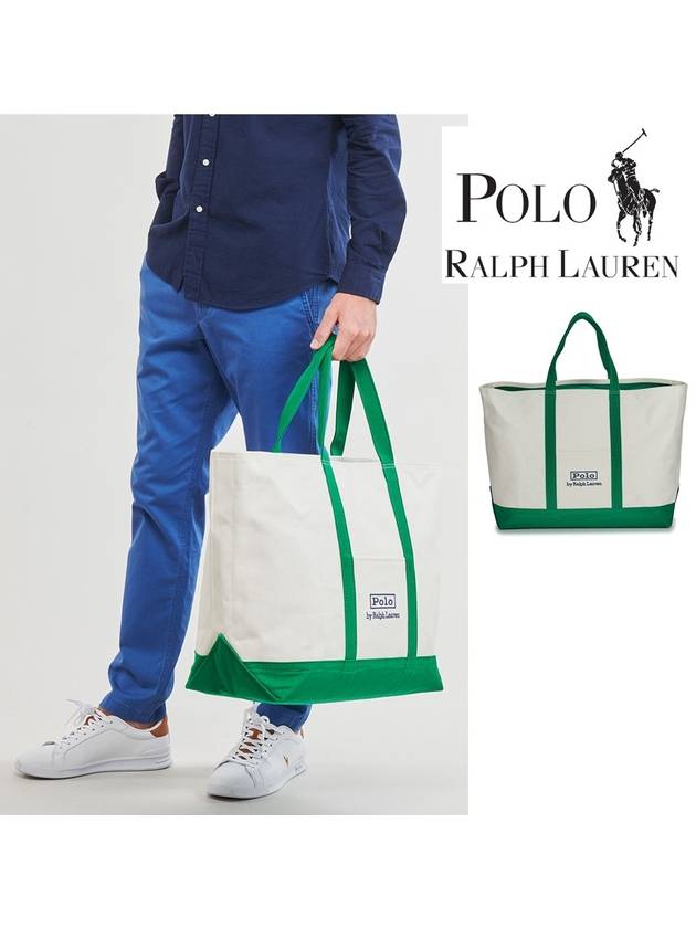 폴로 랄프 로렌 LRG 아이콘 TTE 대형 토트백