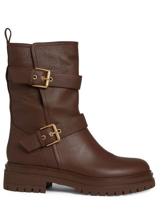 Gianvito Rossi Montey 라운드 토 앵클 부츠