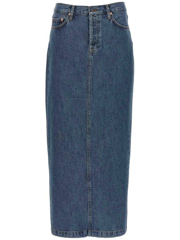 Wardrobe. NYC Column Denim Skirt