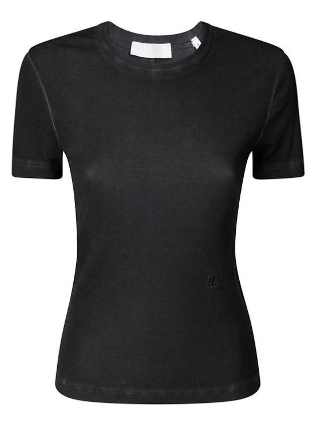 25SS 헬무트랭 반팔 티셔츠 O10HW503 001 BLACK