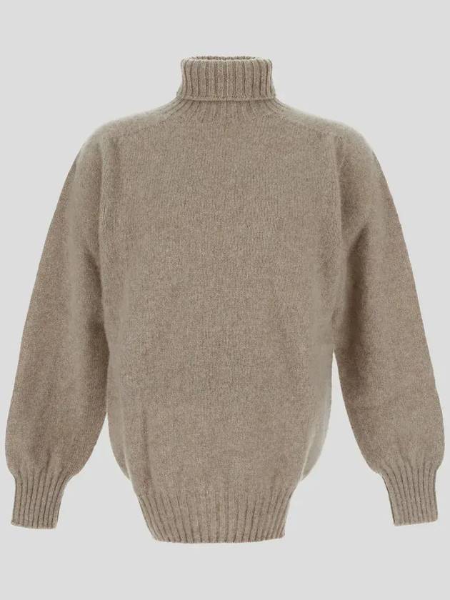 하울린 실베스터 모크넥 스웨터 SYLVESTER_BISCUIT