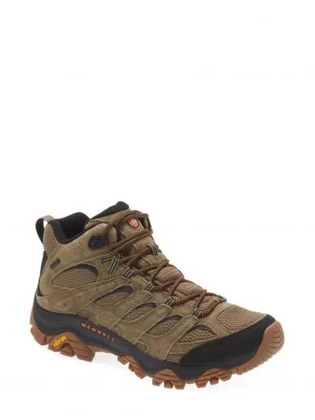 머렐 모아브 3 미드 워터프루프 방수 하이킹 슈즈 Olive 검 4564052