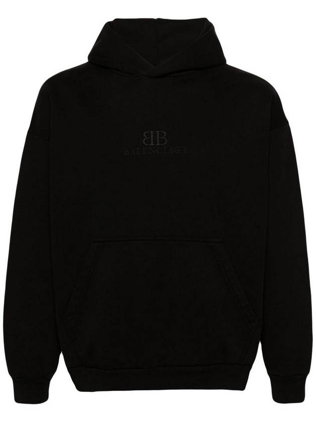 Balenciaga Embroidered Cotton Hoodie