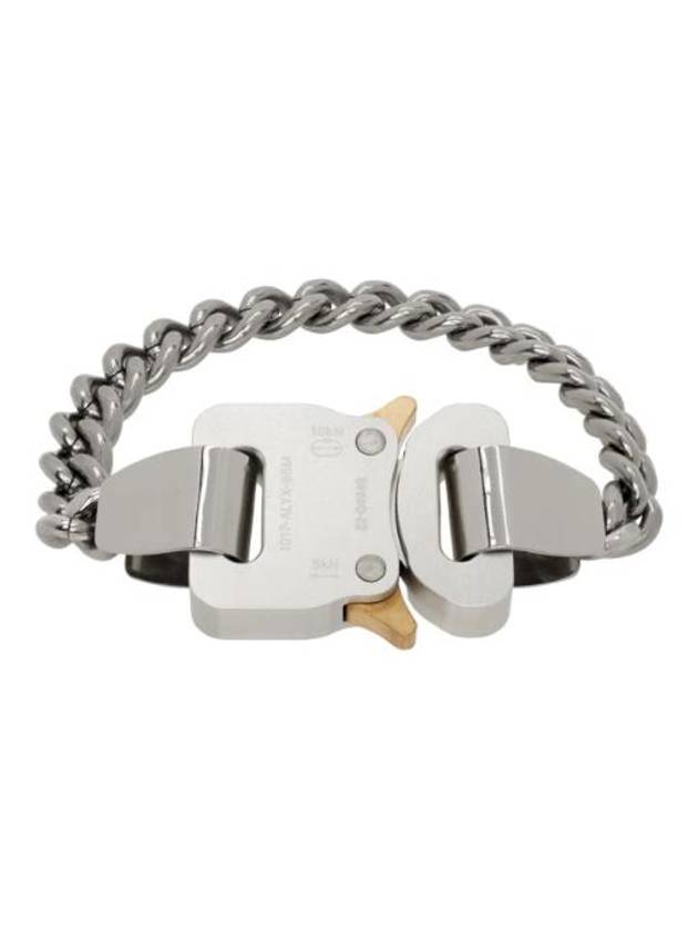 Silver Metal Buckle Bracelet 241776M142001