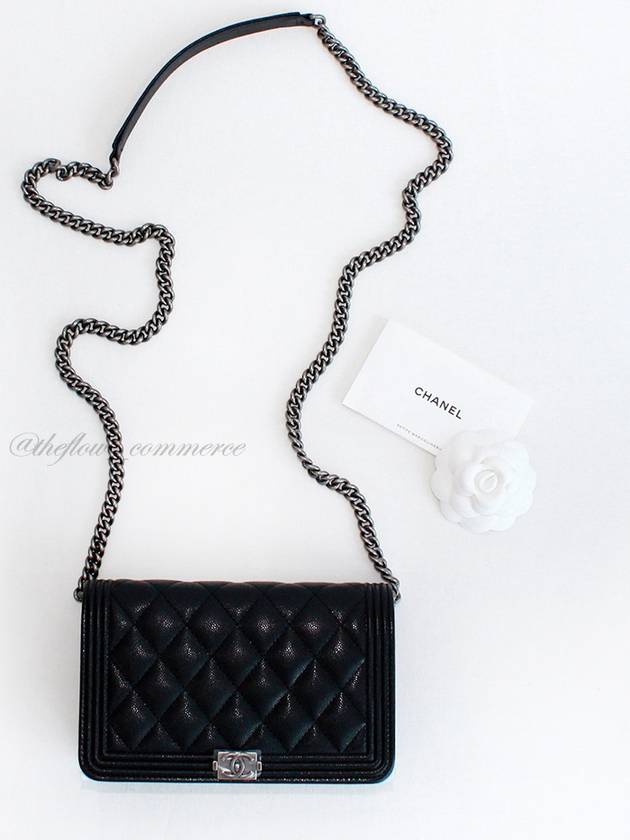 샤넬 보이 WOC 퀄팅 블랙 AP1117 B01000 94305