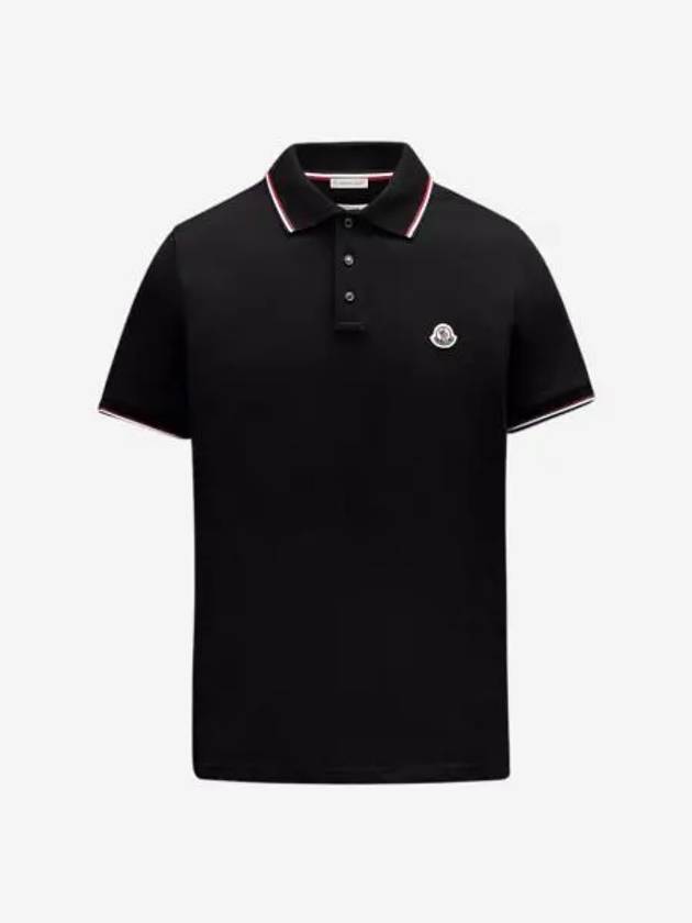 몽클레르 로고 폴로 셔츠 블랙 23SS Moncler Logo Polo Shirt Black 23SS