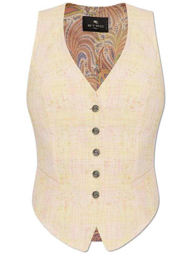 에트로 슬럽 슬리브리스 웨이스트코트