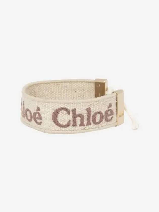 W 끌로에 우디 브레이슬릿 베이지 브라운 W Chloe Woody Bracelet Beige Brown