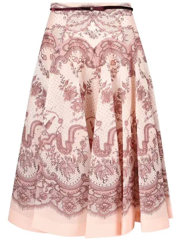 짐머만 크러쉬 플레어 미디 스커트 2272SR251_PINK