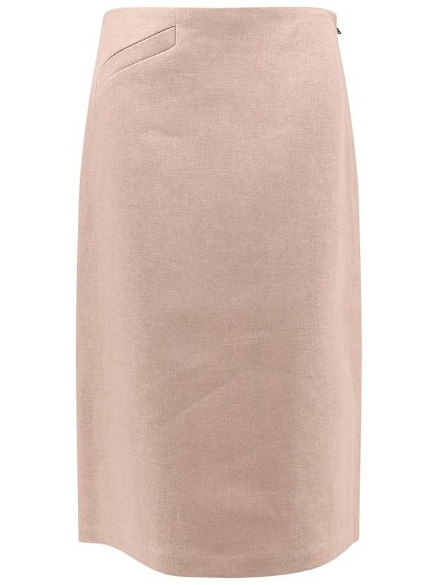 펜디 스트레이트 컷 미디 스커트