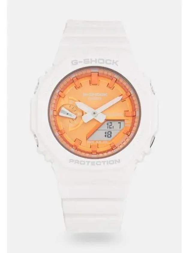 4159190 G SHOCK Watch white orange