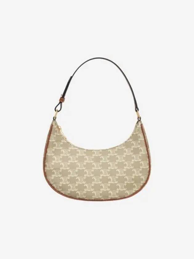 셀린느 트리옹프 캔버스 카프스킨 아바백 그레지 Celine Ava Bag in Triomphe Canvas and Calfskin Grege