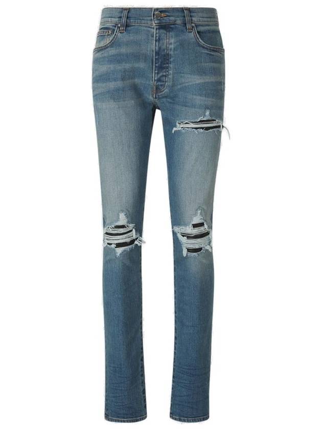 Amiri 스트레이트 레그 디스트레스드 슬림핏 진