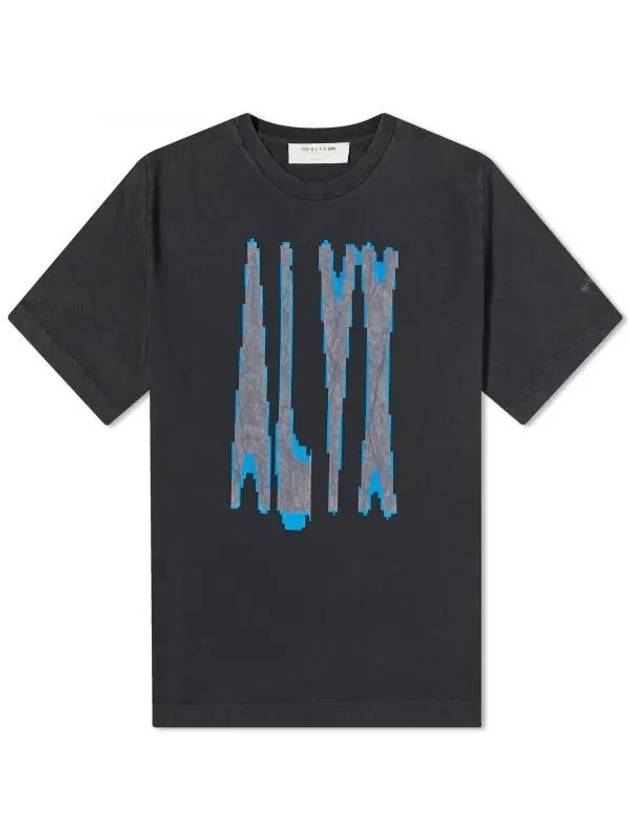 1017 ALYX 9SM 라지 로고 티셔츠 워싱 AAUTS0440FA01BLK0003