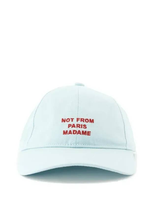 재밌는 Mr. Cap 슬로건 야구모자 GCP151CO138LBE_LIGHTBLUE