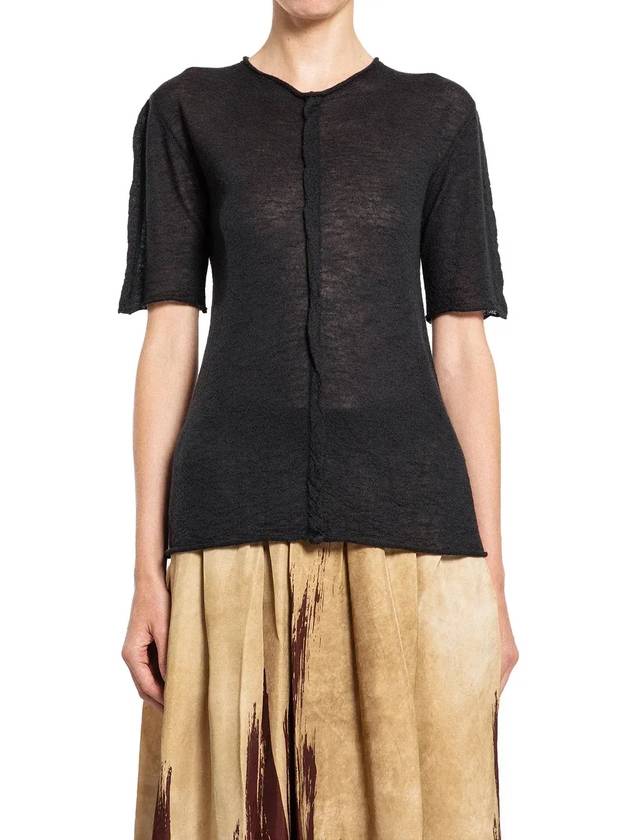 Uma Wang 반팔 니트 탑 UK7180_UW900