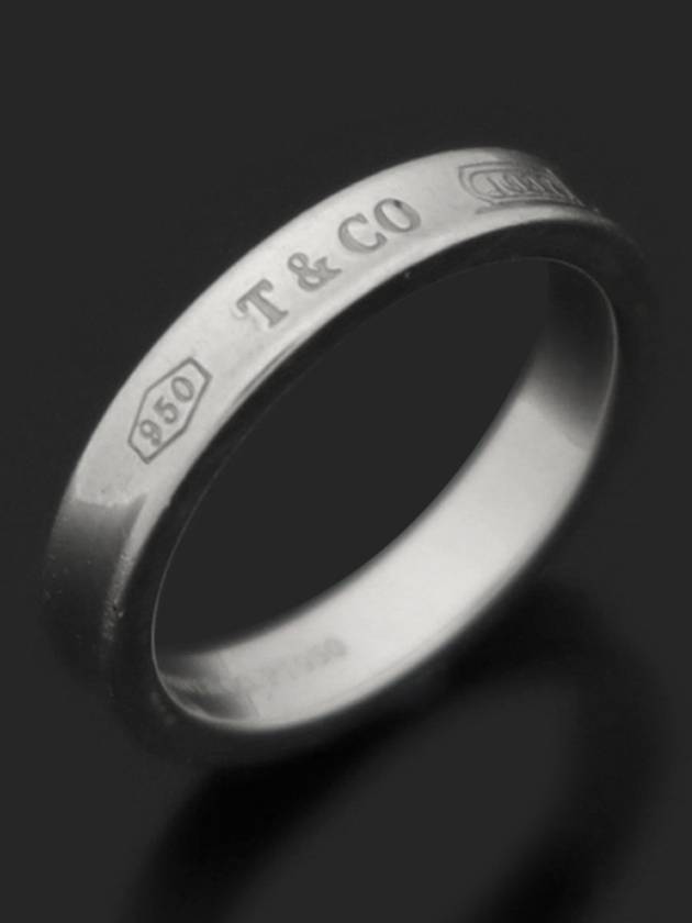 PT950 플래티늄 1837 네로우 링 반지 5호