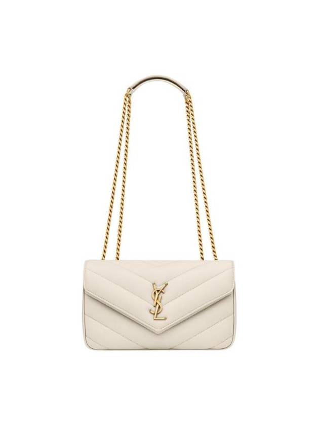 생로랑 루루 스몰 마틀라세 램스킨 블랑 빈티지 801437 AAEAX 9207