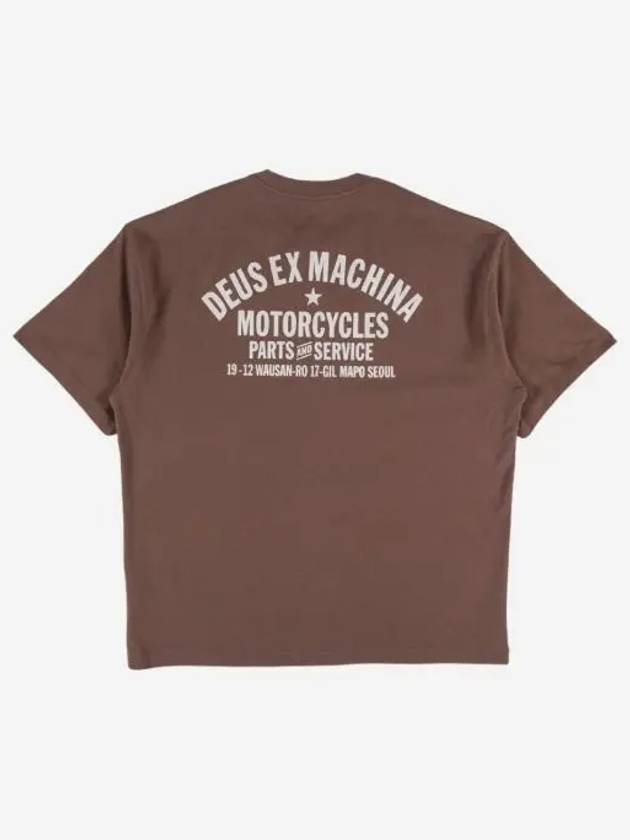 데우스 엑스 마키나 오버사이즈 서울 티셔츠 빈티지 바이슨 Deus Ex Machina Oversized Seoul T Shirt Bison