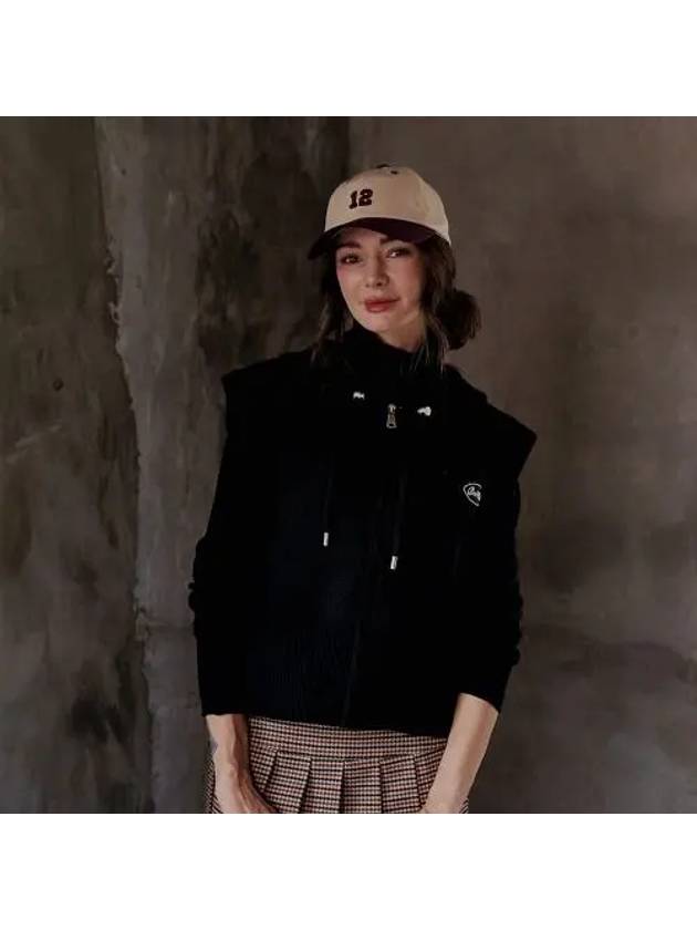 후디 베스트 블랙