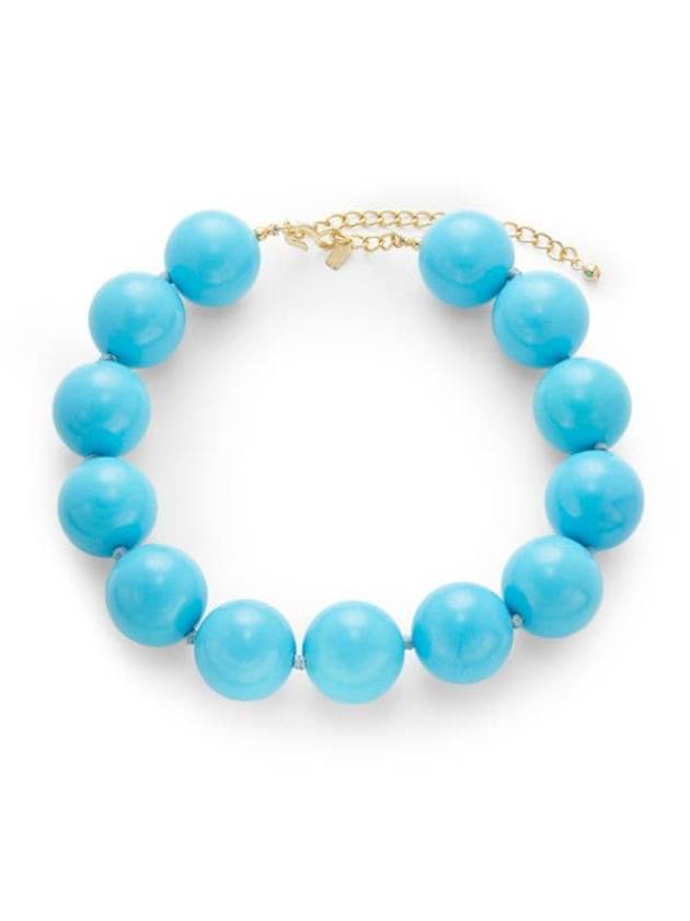 청키 비즈 터콰이즈 목걸이 Chunky Beaded Turquoise Necklace