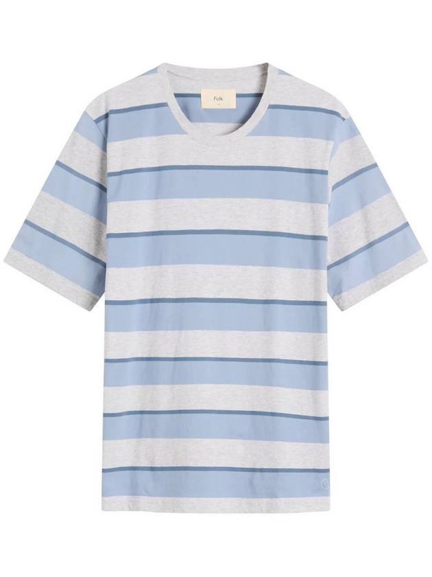 NB15 포크 남성 카드지갑 Folk Melange Shadow Stripe T Shirt
