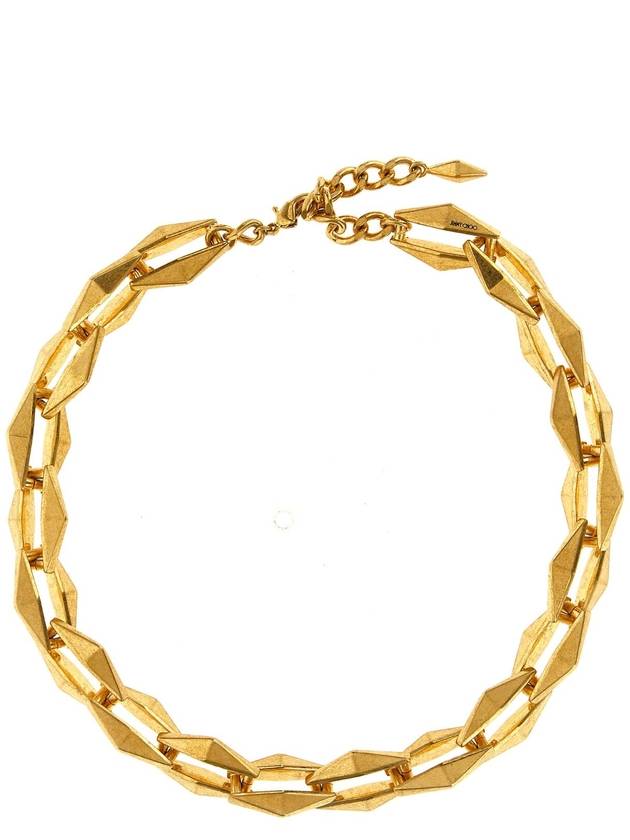 지미추 'Diamond Chain' necklace DIAMONDCHNMFQGOLD