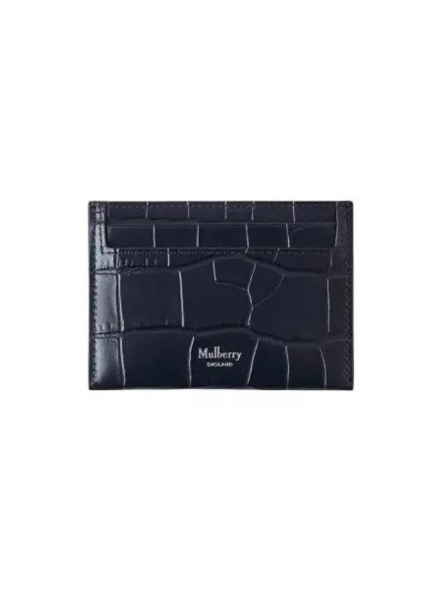 멀버리 크레딧 카드 슬립 나이트 스카이 매트 스몰 크록 Mulberry Credit Card Slip Night Sky Matte Small Croc