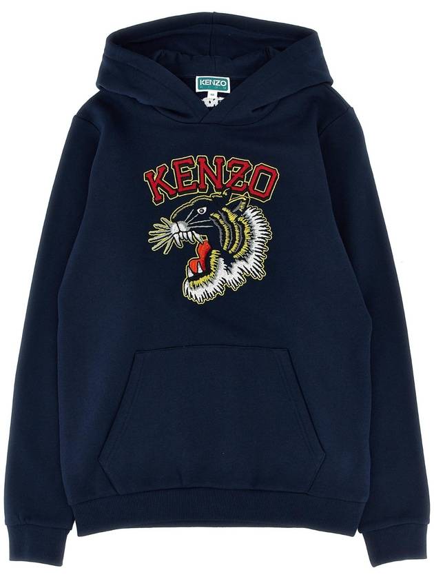 KENZO KIDS 로고 자수 후디 K60767NAVY