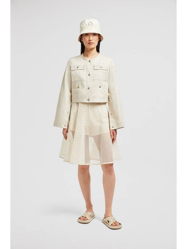 몽클레르 Chatel Cotton Linen Jacket K10931A00137598G6081