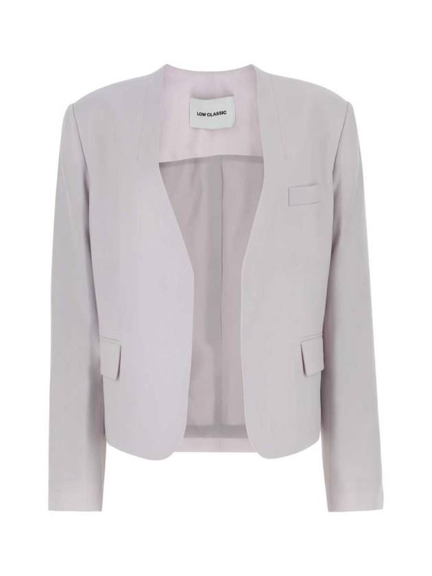 LOW CLASSIC 라일락 울 블레이저 LOW23SCBZ040 LAVENDER
