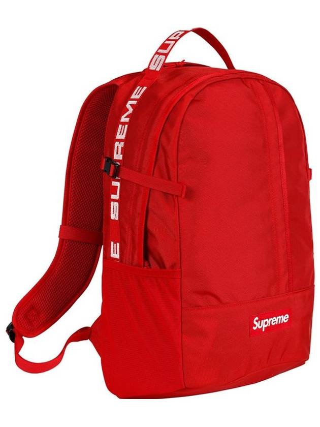 18SS 슈프림 백팩 레드 Supreme Backpack Red