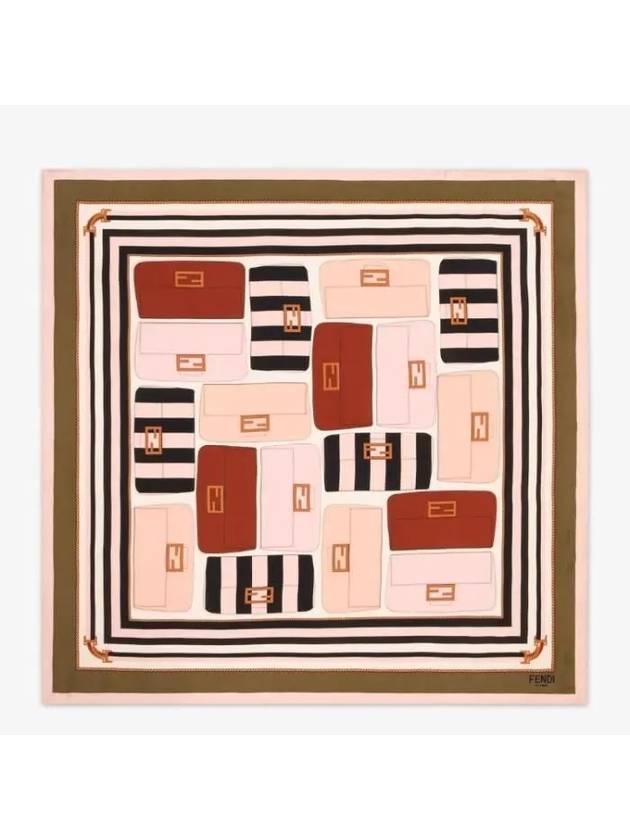 펜디 바게트 실크 스카프