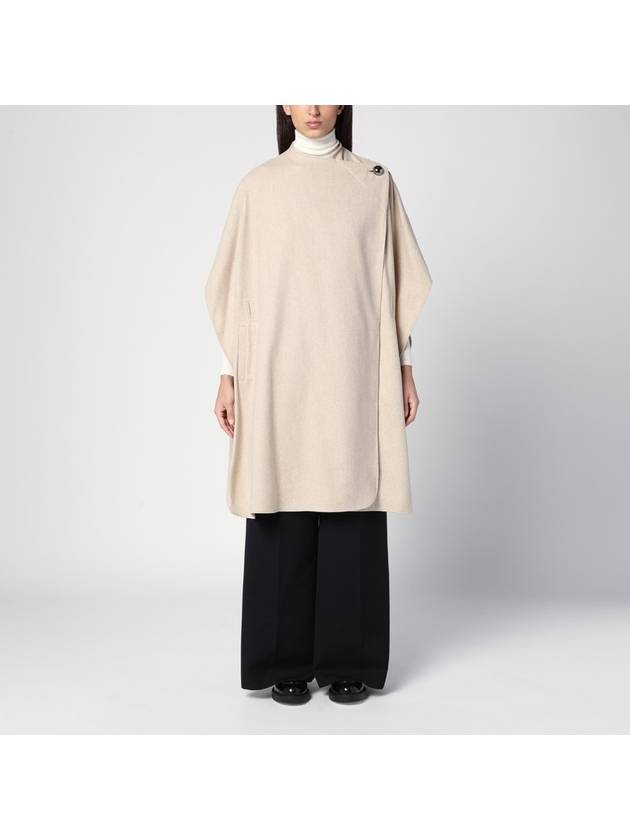 THE GARMENT Beige wool-blend cape