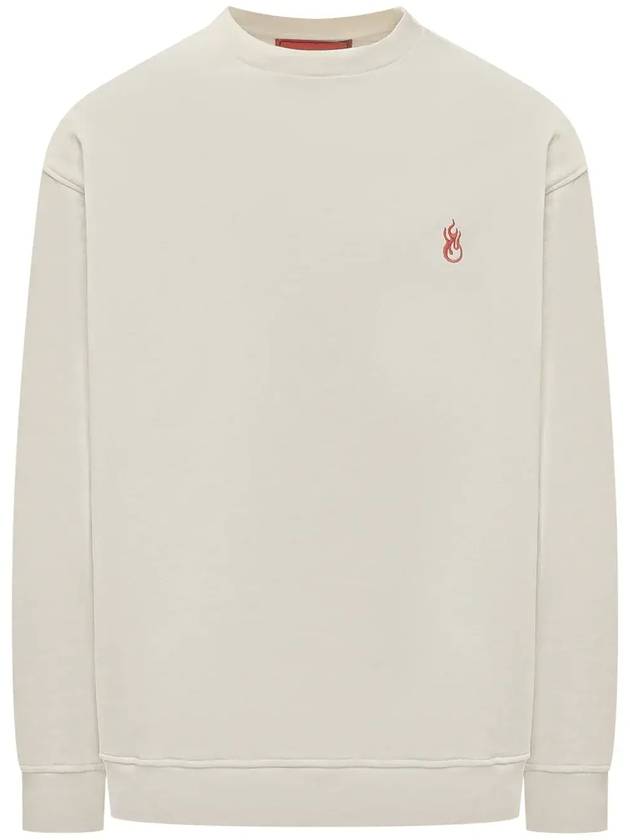 비전 오브 슈퍼 플레임 로고 스웨터 VS01077_WHITE