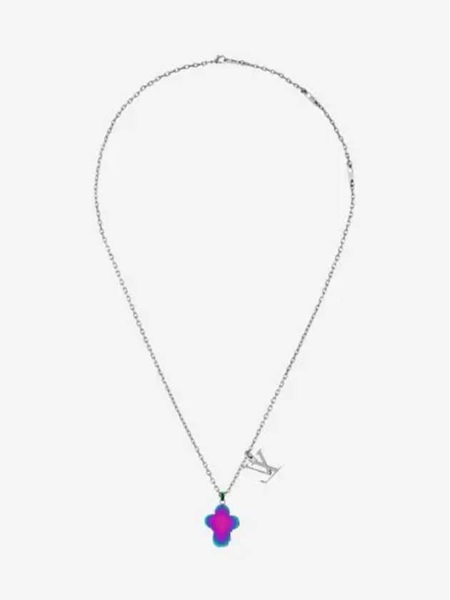 루이비통 모노그램 사운드 비비엔 네클리스 레인보우 Louis Vuitton Monogram Sound Vivienne Necklace Rainbow