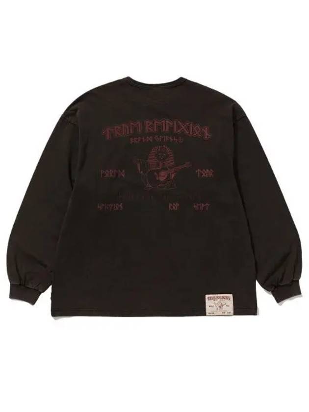 트루릴리젼 루닉 로고 롱슬리브 반다이크 브라운 True Religion Runic Logo LS T Shirt Vandyke Brown
