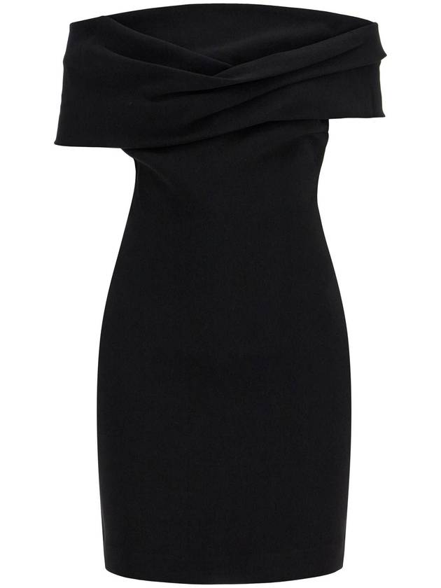 Off Shoulder Snow Mini Dress