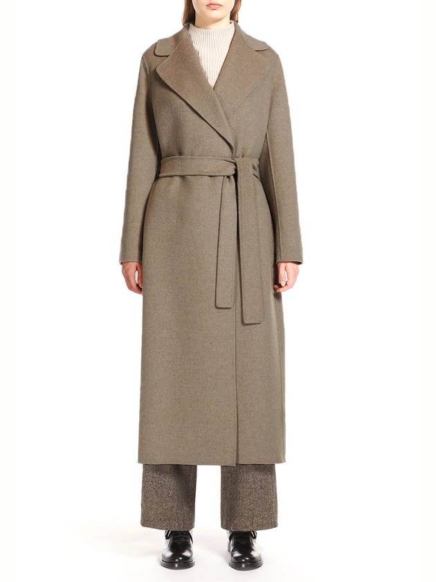 24FW Max Mara 막스마라 POLDO 폴도 버진울 롱코트 074 도브 브라운 IT38 IT40 2429016043600 074