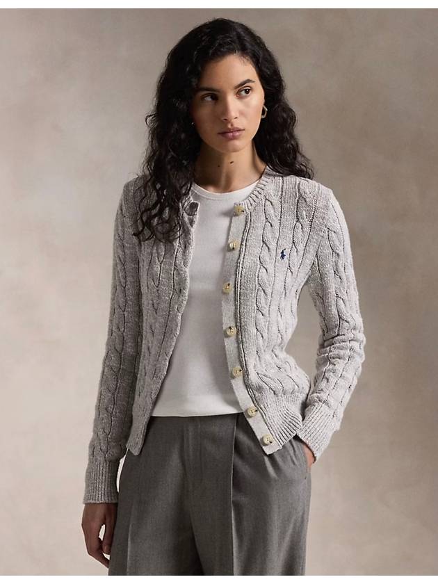 폴로 랄프로렌 케이블 니트 래그 코튼 여성 가디건 미국빠른출고