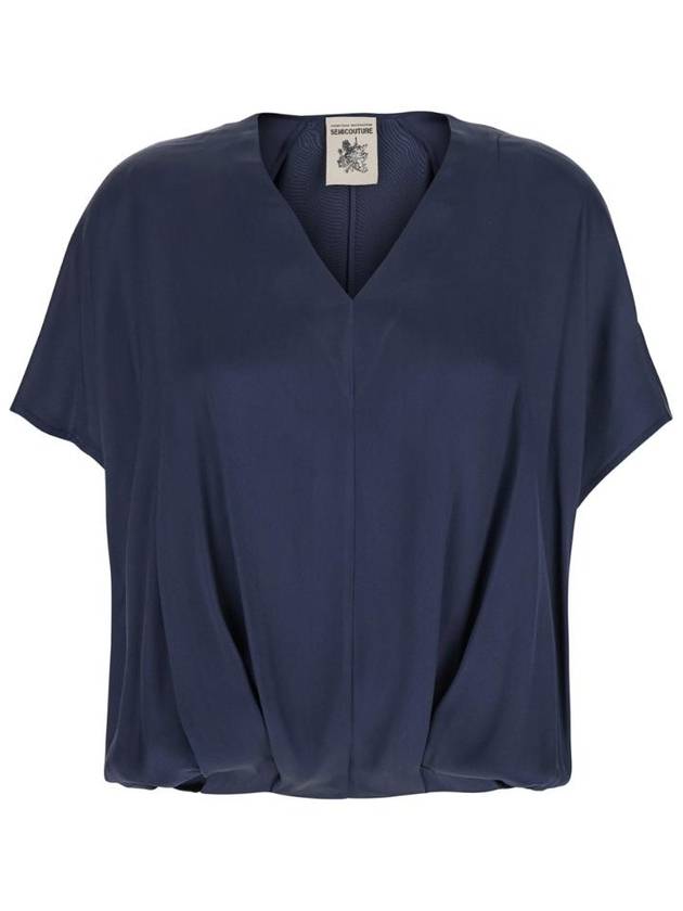 SEMICOUTURE SATIN BLOUSE Y5SM10K921