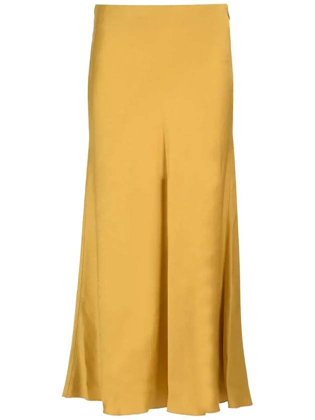 포르테 포르테 엔버 지퍼 새틴 미디 스커트 12876_F46A0107