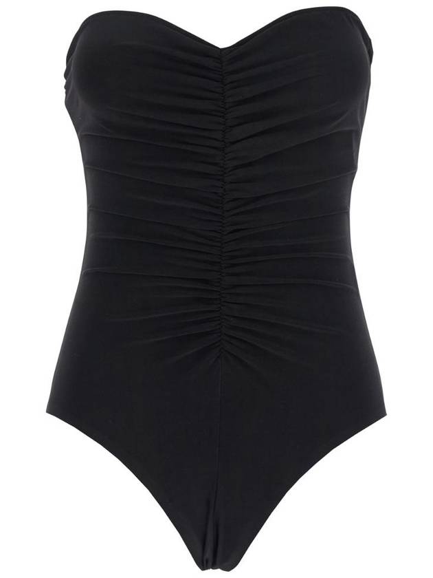 노르마카말리 STRAPLESS SHIRRED FRONT MIO KK424XPLH21001