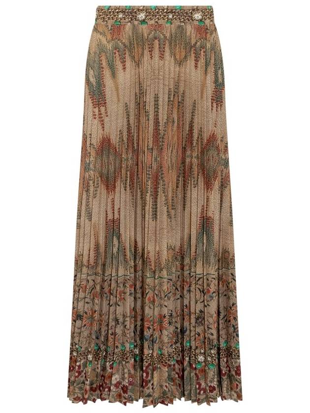 피에르 루이스 마시아 보헤미안 플리츠 스커트